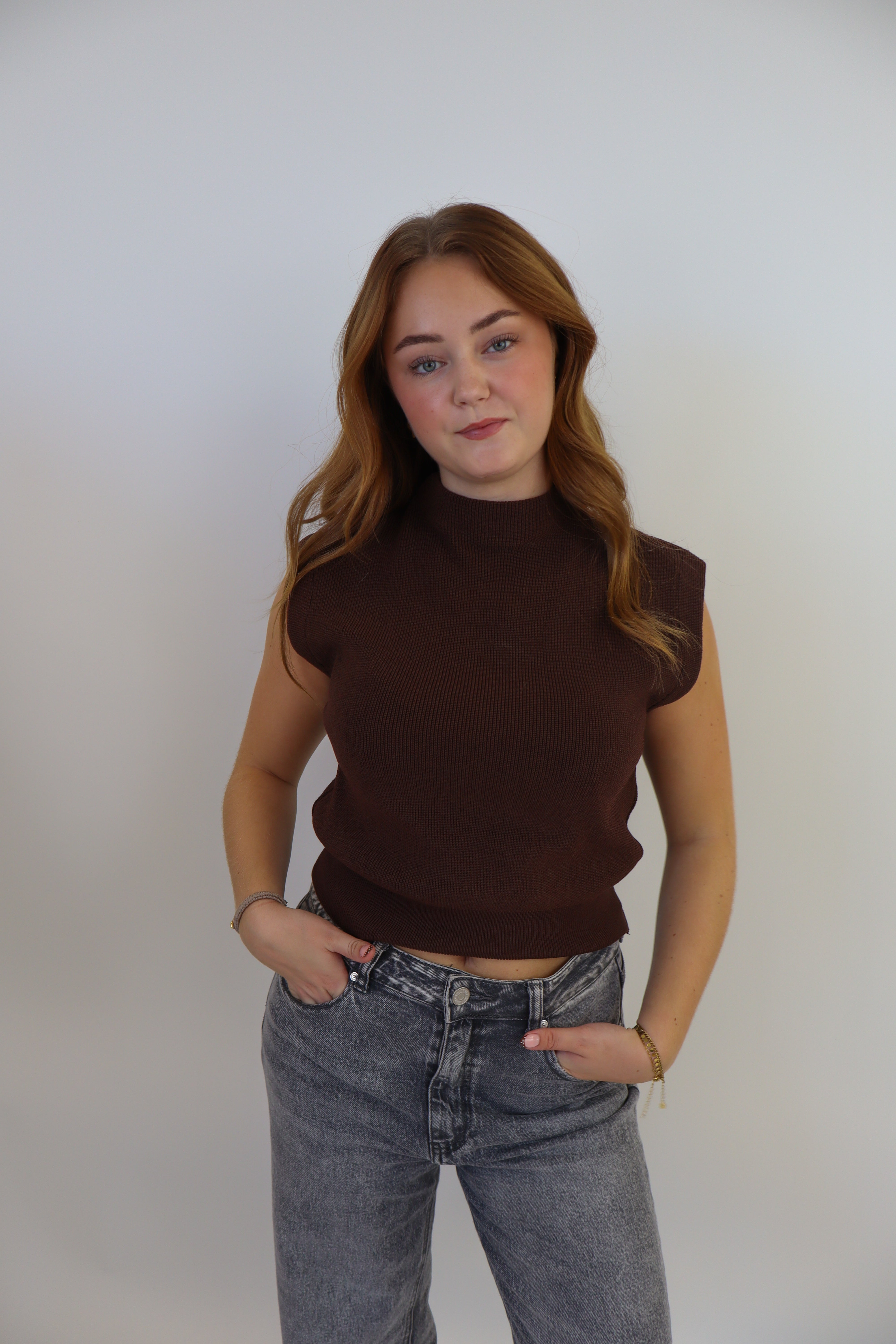 Basic Top Meavy Brown