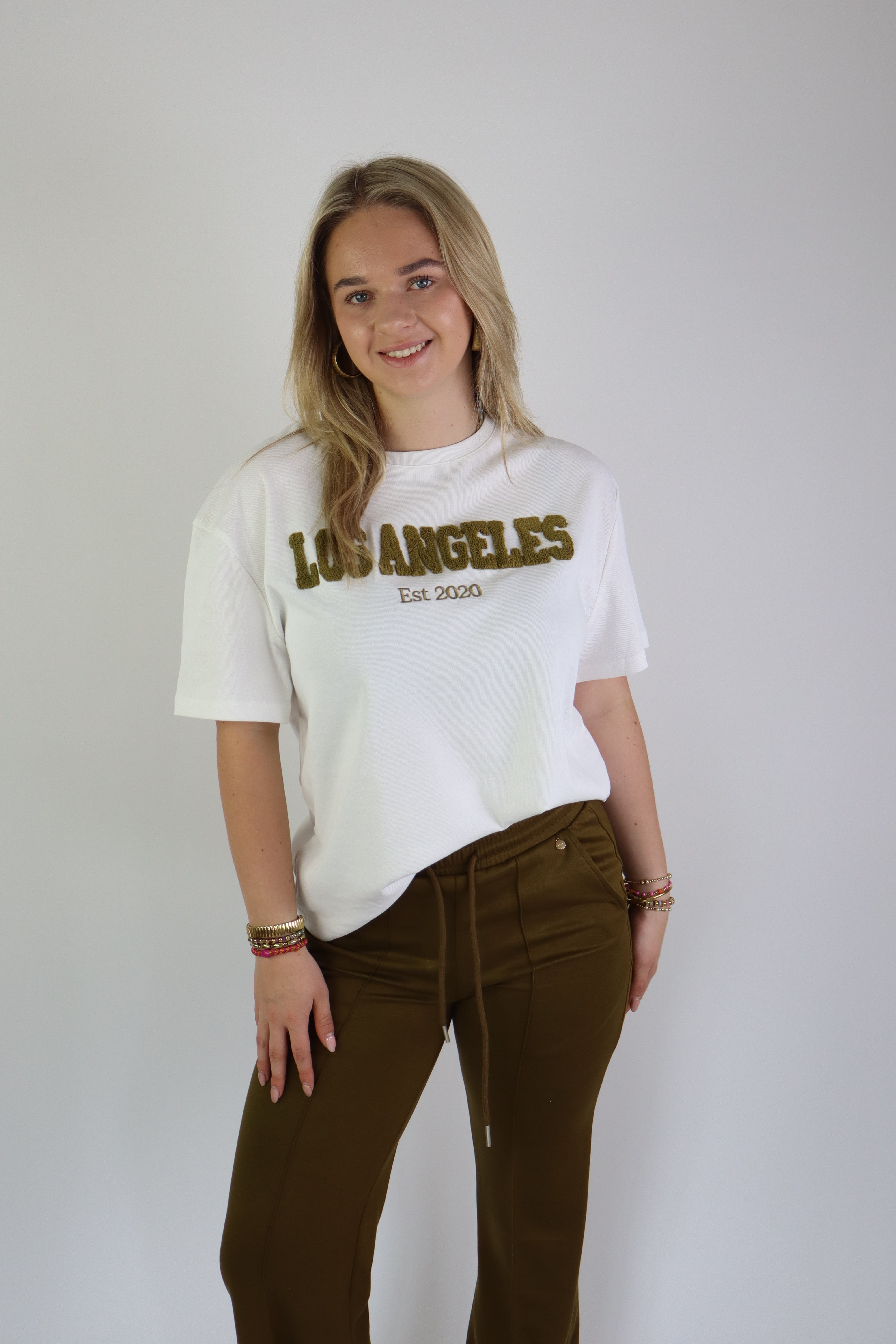 T - Shirt Los Angeles Olive