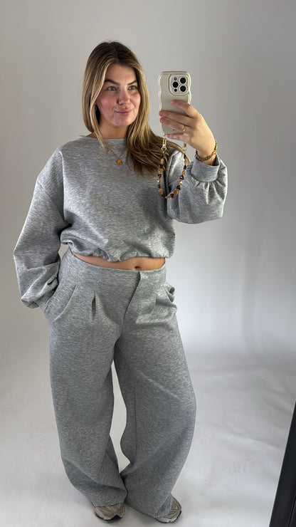 Romy Jogging Set Light Grey