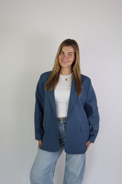 Bowie Blazer Denim Blue