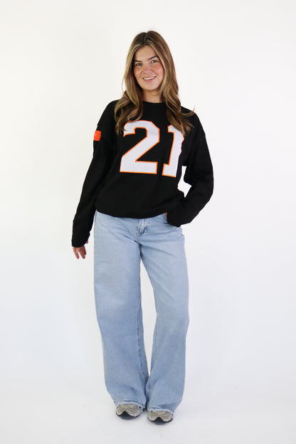 21 LONGSLEEVE BLACK