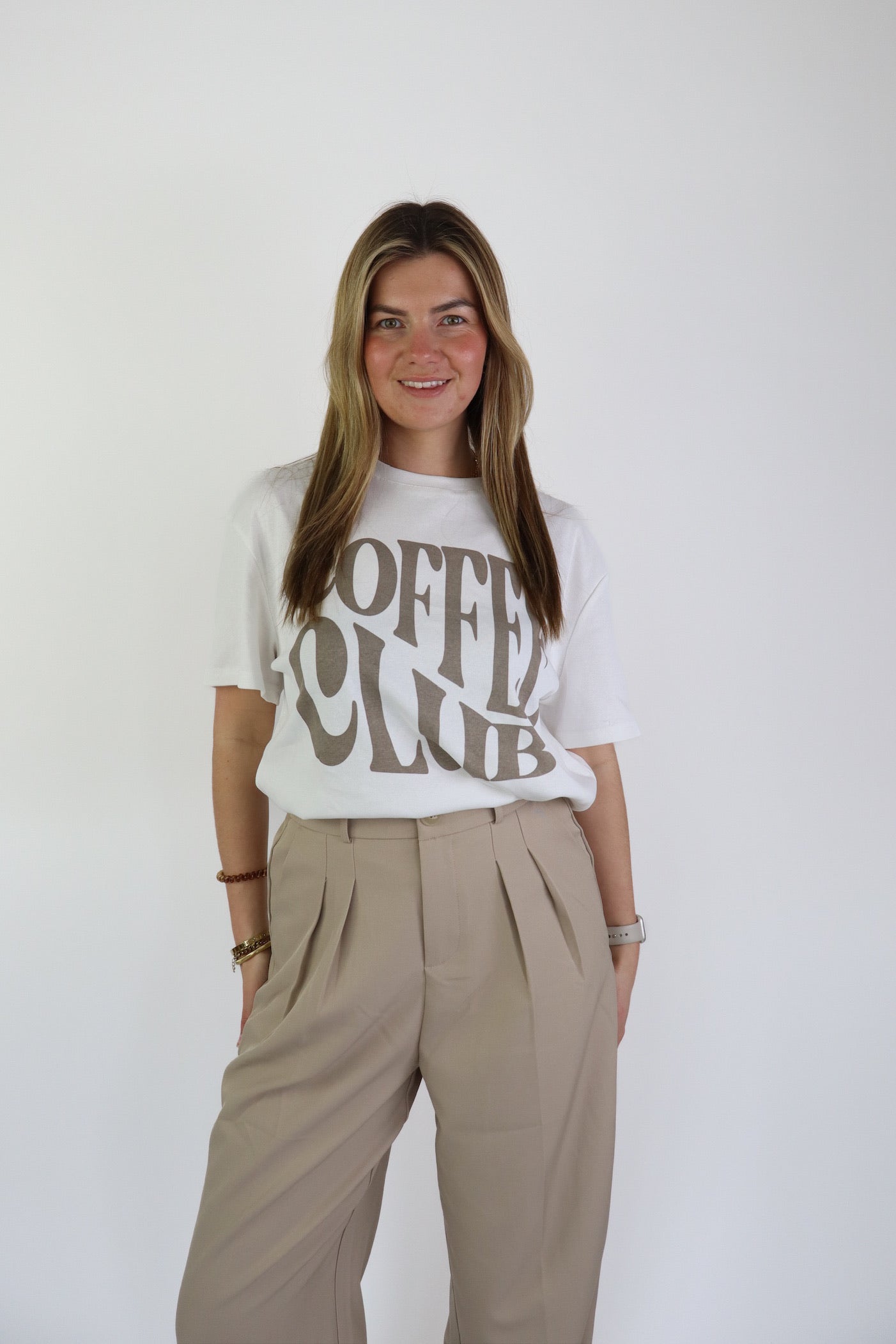 Emma Stretch Pantalon Beige