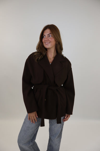 Doriena Trench Coat Brown