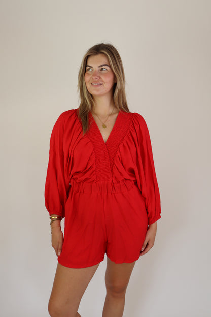 Amber Playsuit Rood