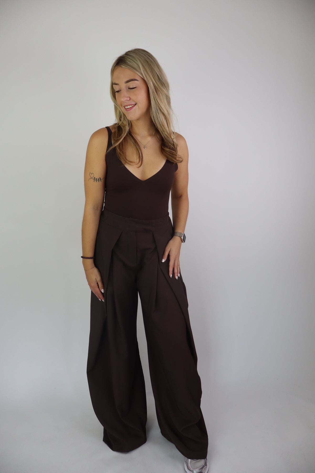 Joënne Baggy Pantalon Brown