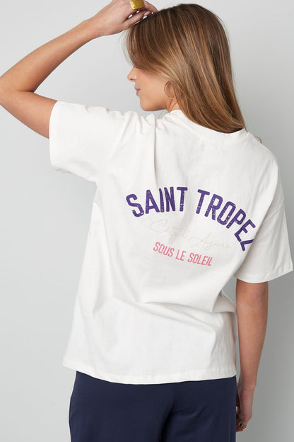 Saint Tropez Tee White