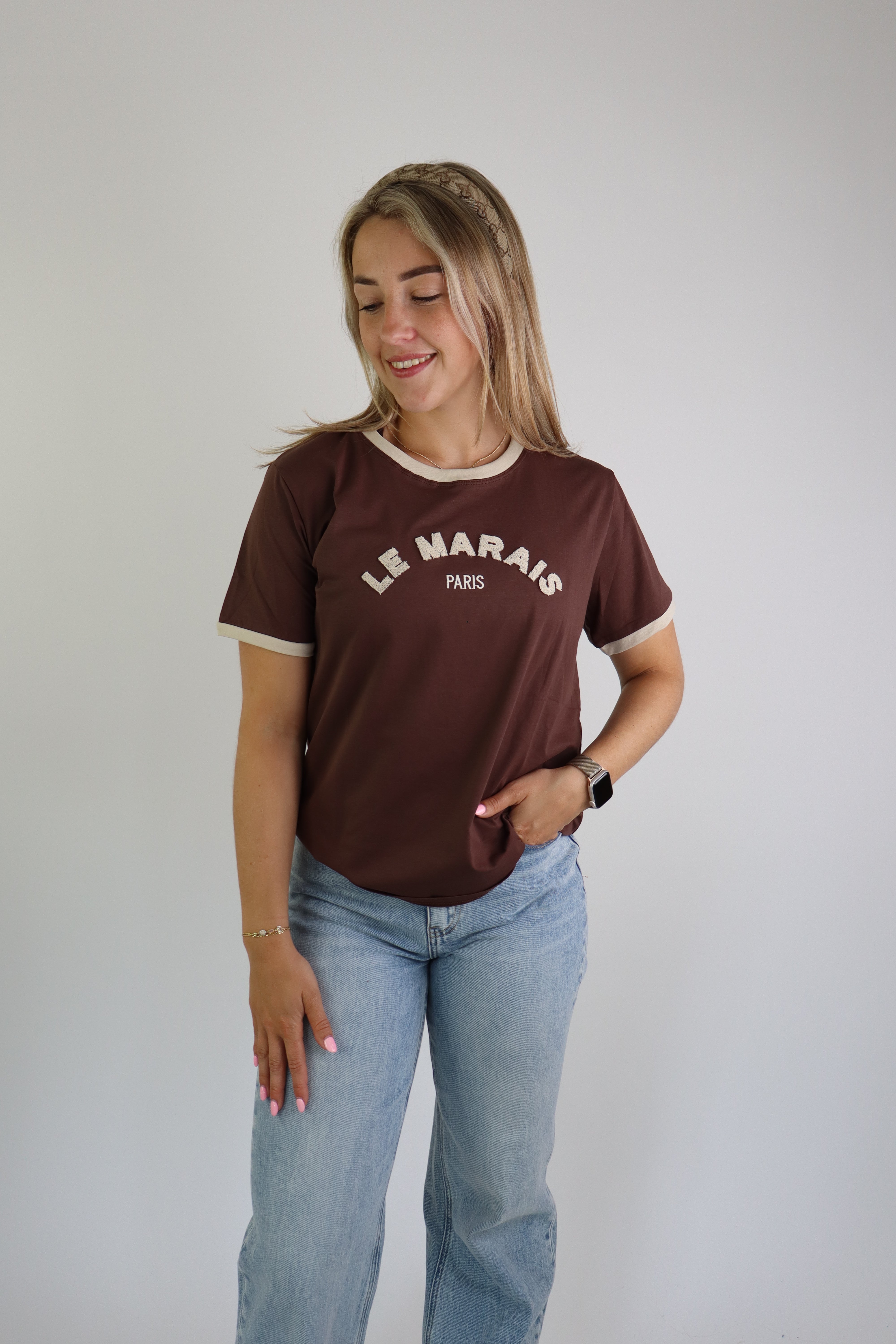 T - Shirt Le Marais Brown