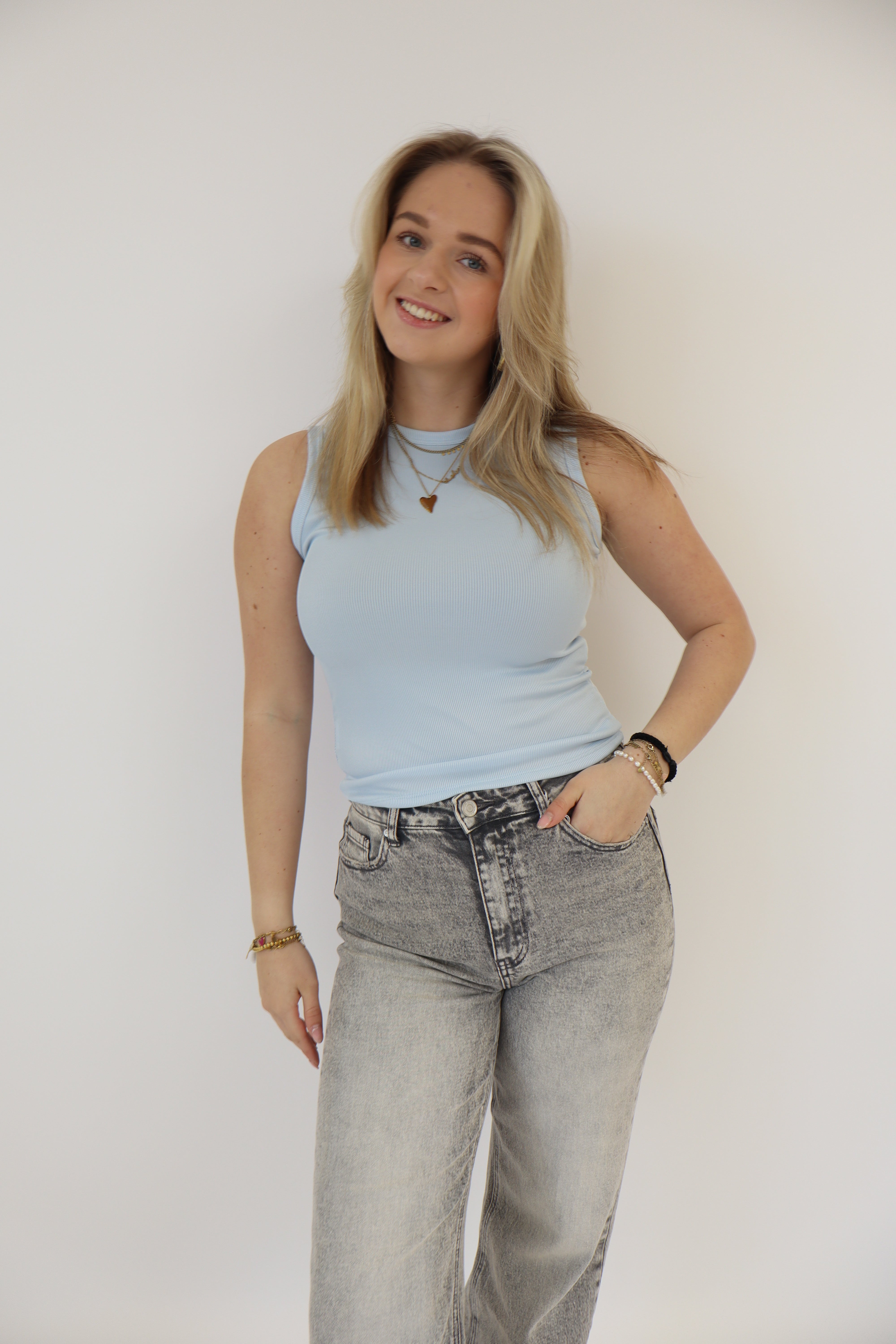 Sanne Tanktop Light Blue