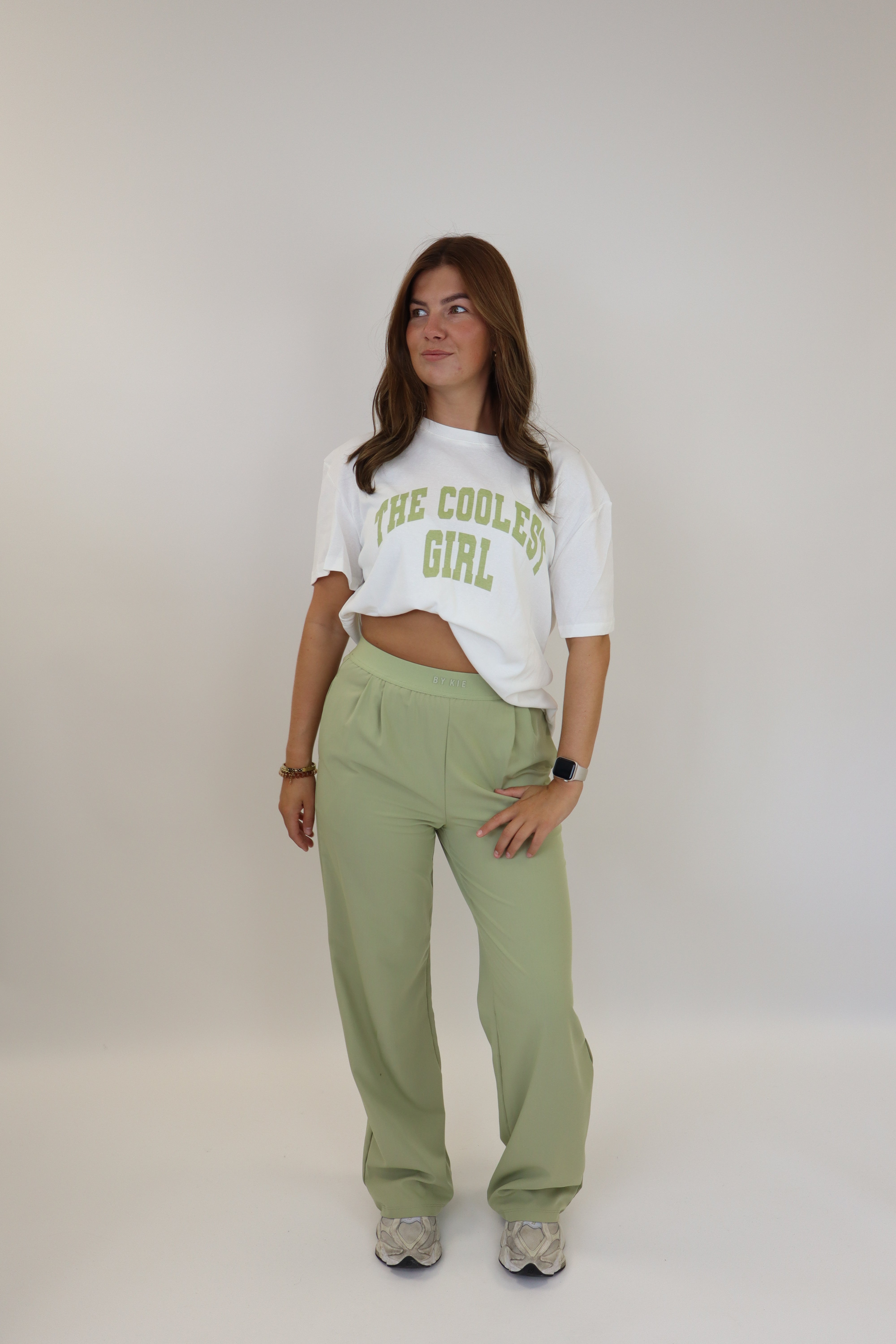 By Kie Pants Light Green