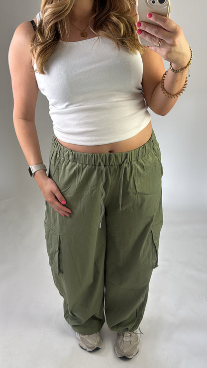 Marit Cargo Pants Green