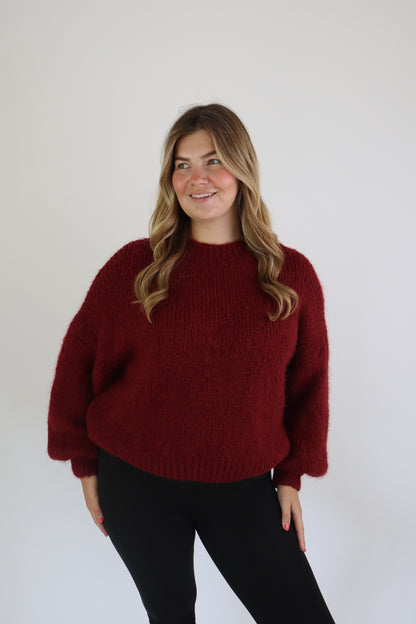 Mae Sweater Bordeaux
