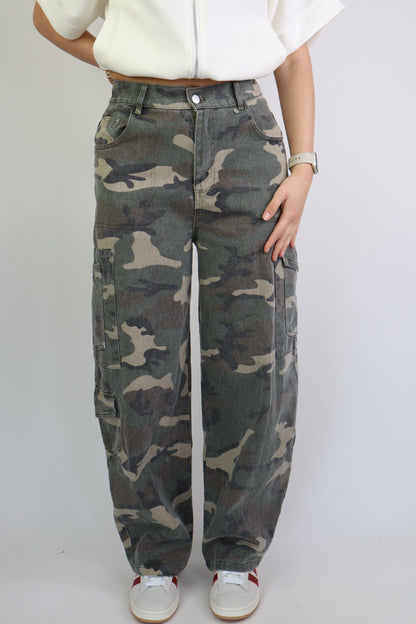 Ambika Caby Camouflage Jeans