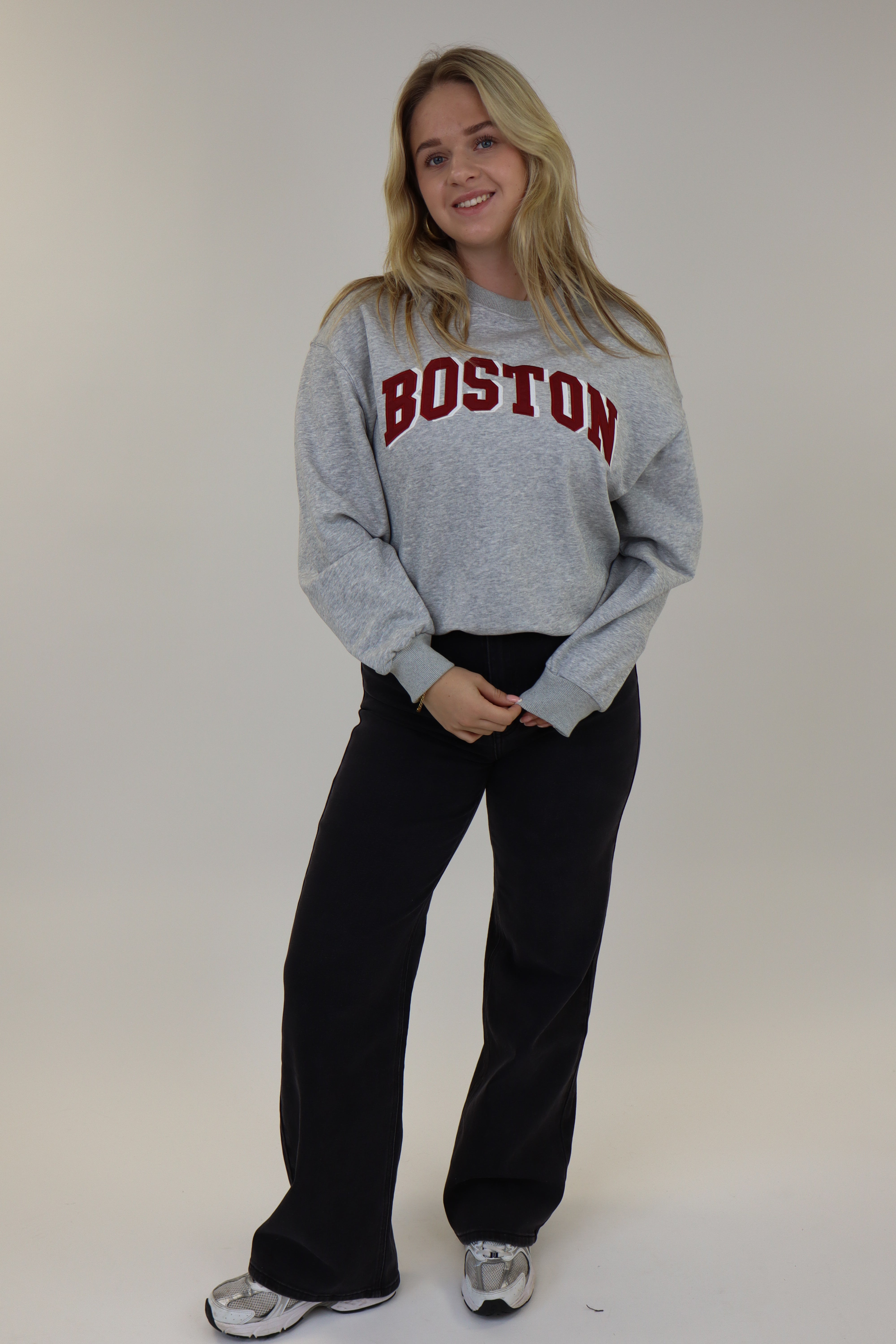 Suzan Wide Leg Jeans | Zwart W3368