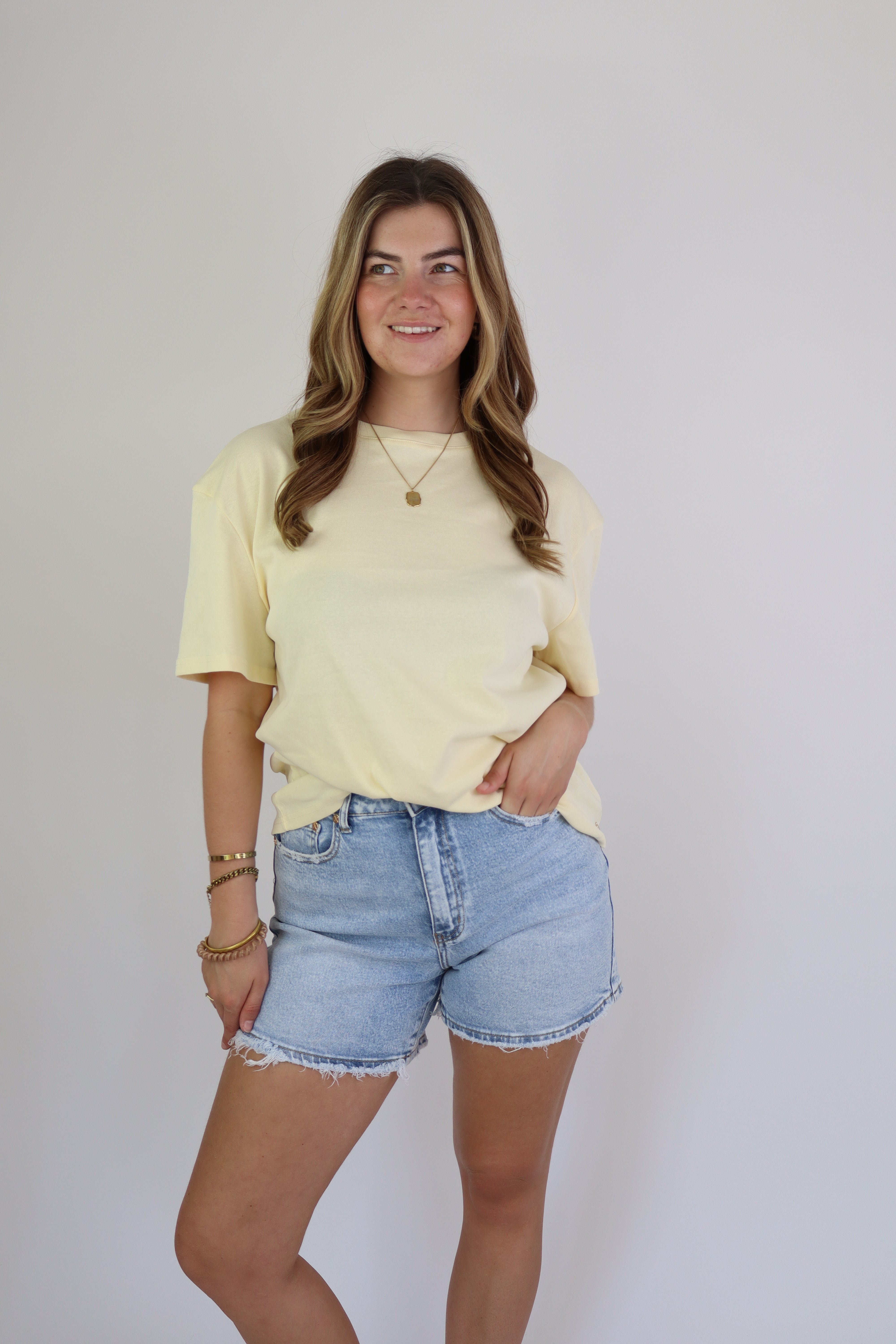 Ambika Basic Tee Yellow