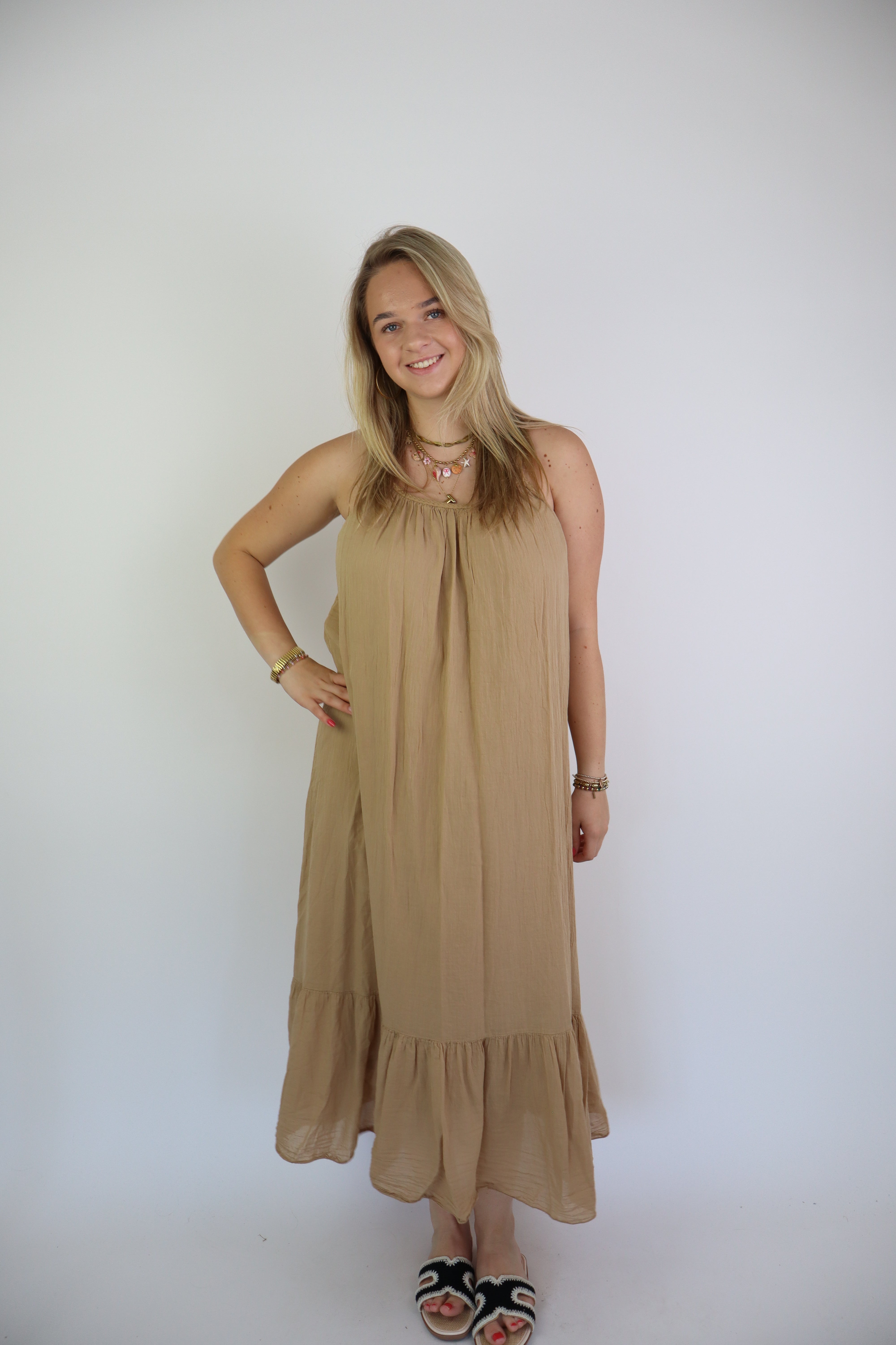 Charon Maxi Dress Camel