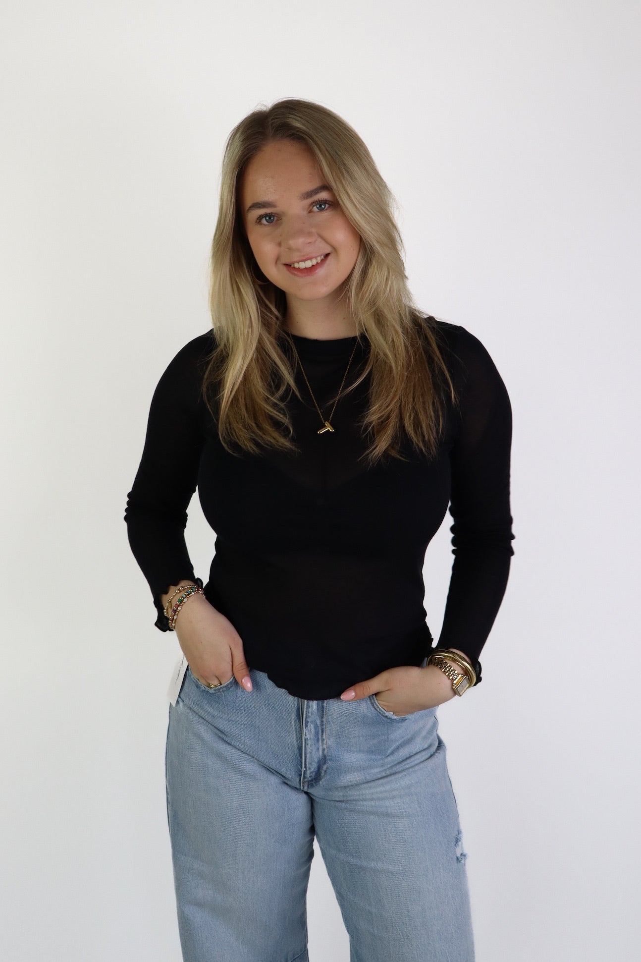 Mesh Longsleeve Black