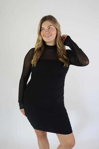 Lianne Mesh Dress Black