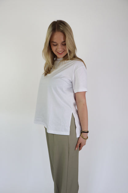Sascha Basic Tee White