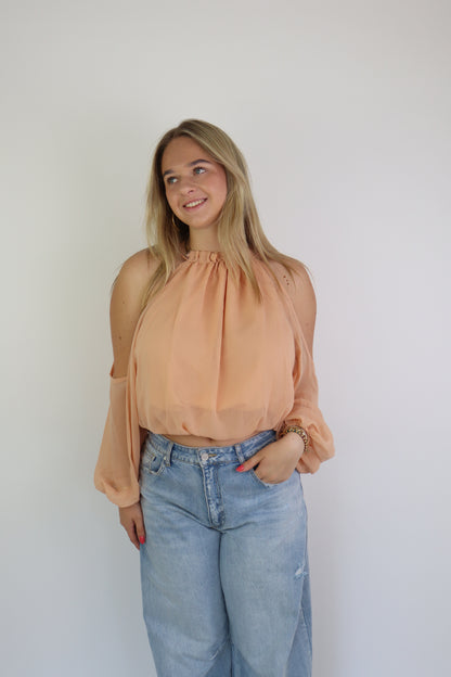 Nola Top Peach