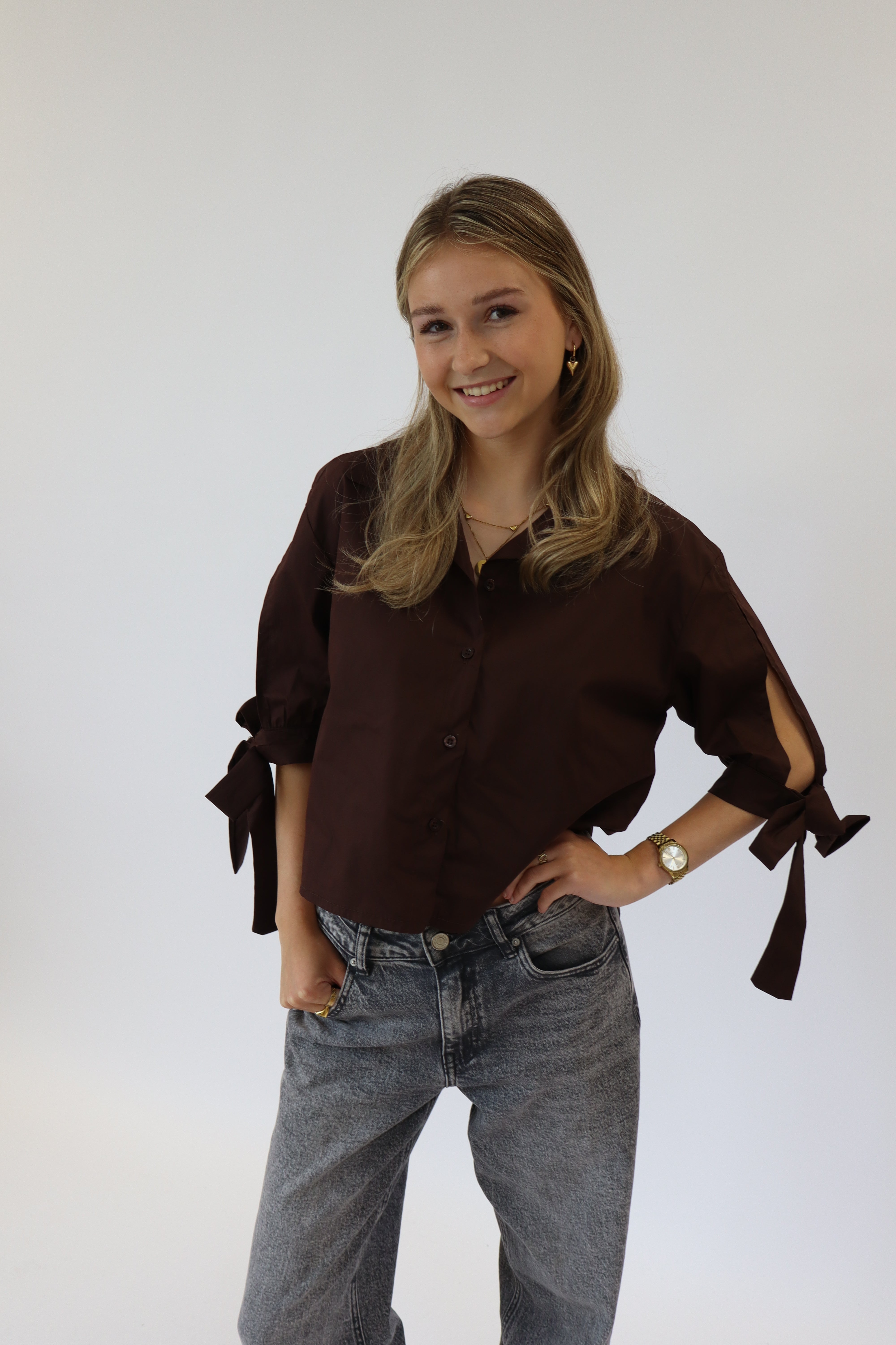 Blouse Danee Bruin