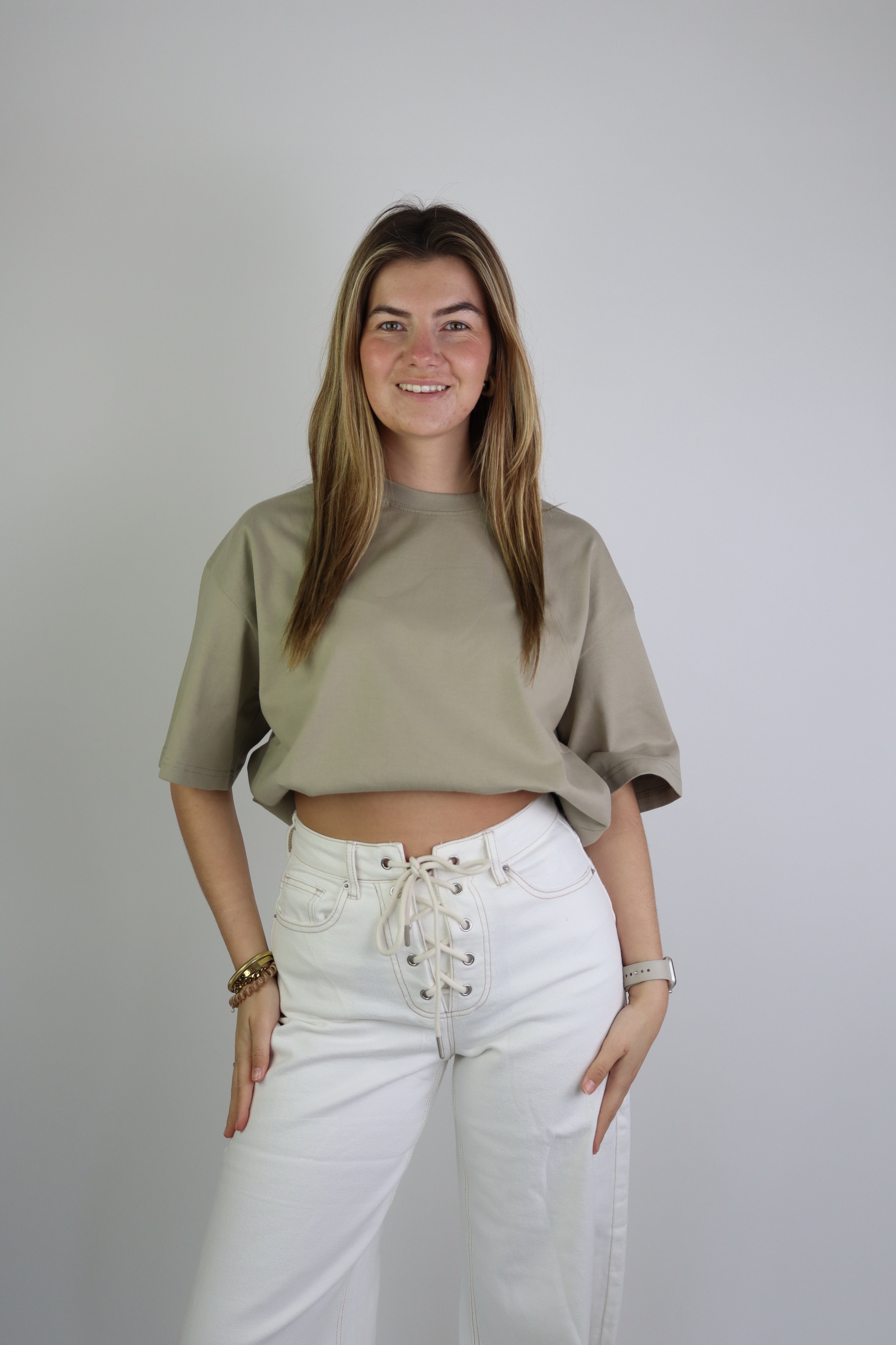 Lucce Basic Tee Taupe