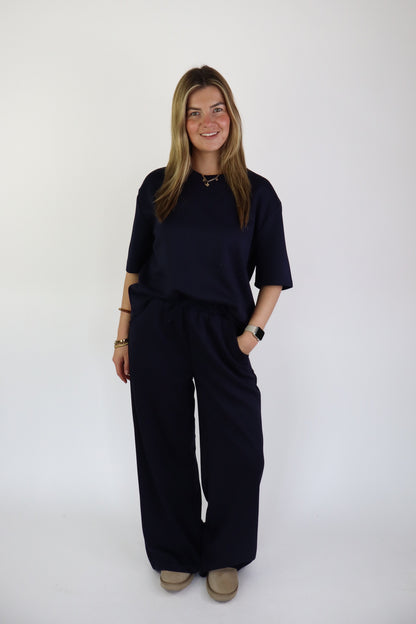 Yuki Two Piece Set Navy