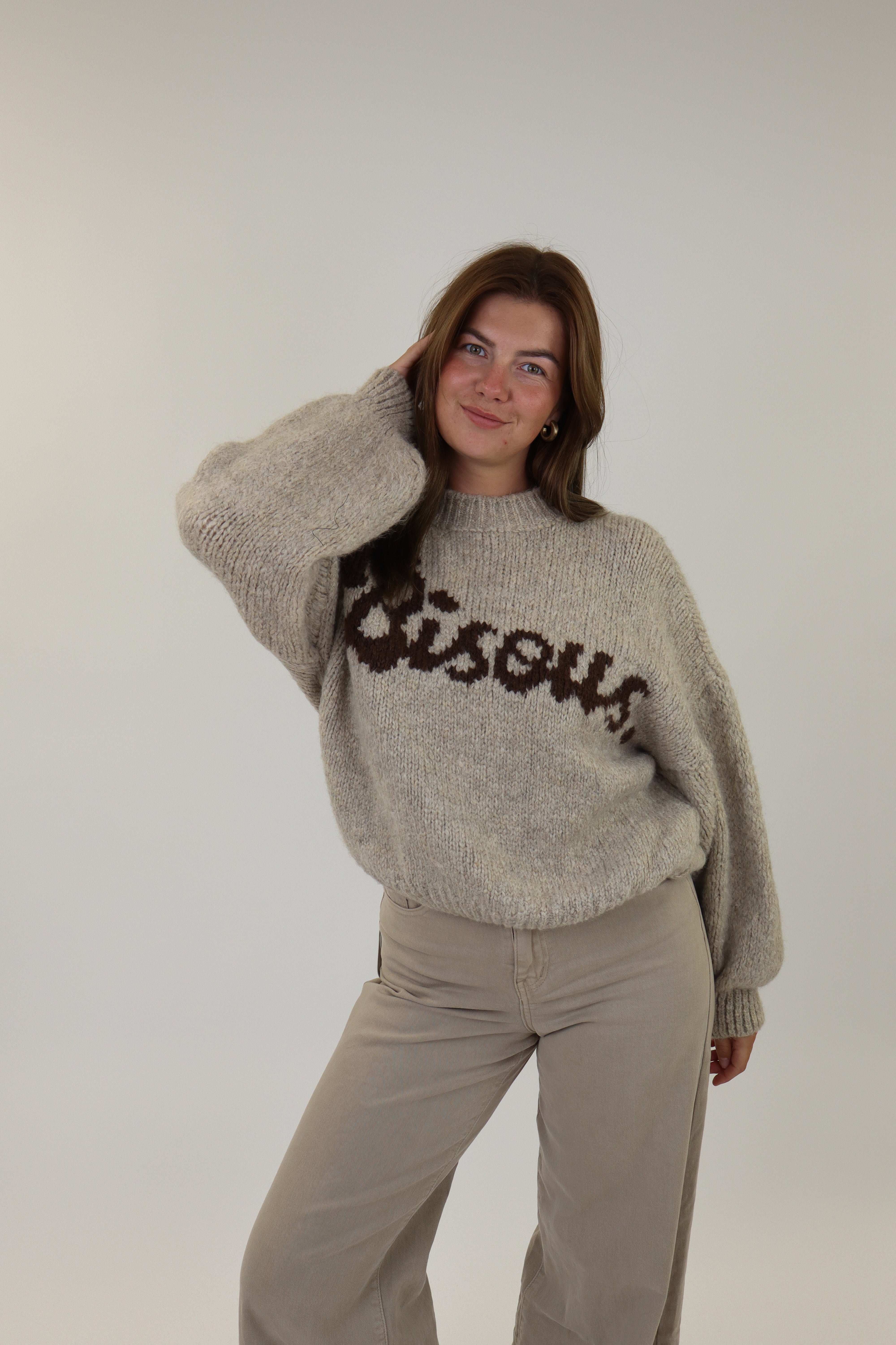 Bisous Sweater | Beige