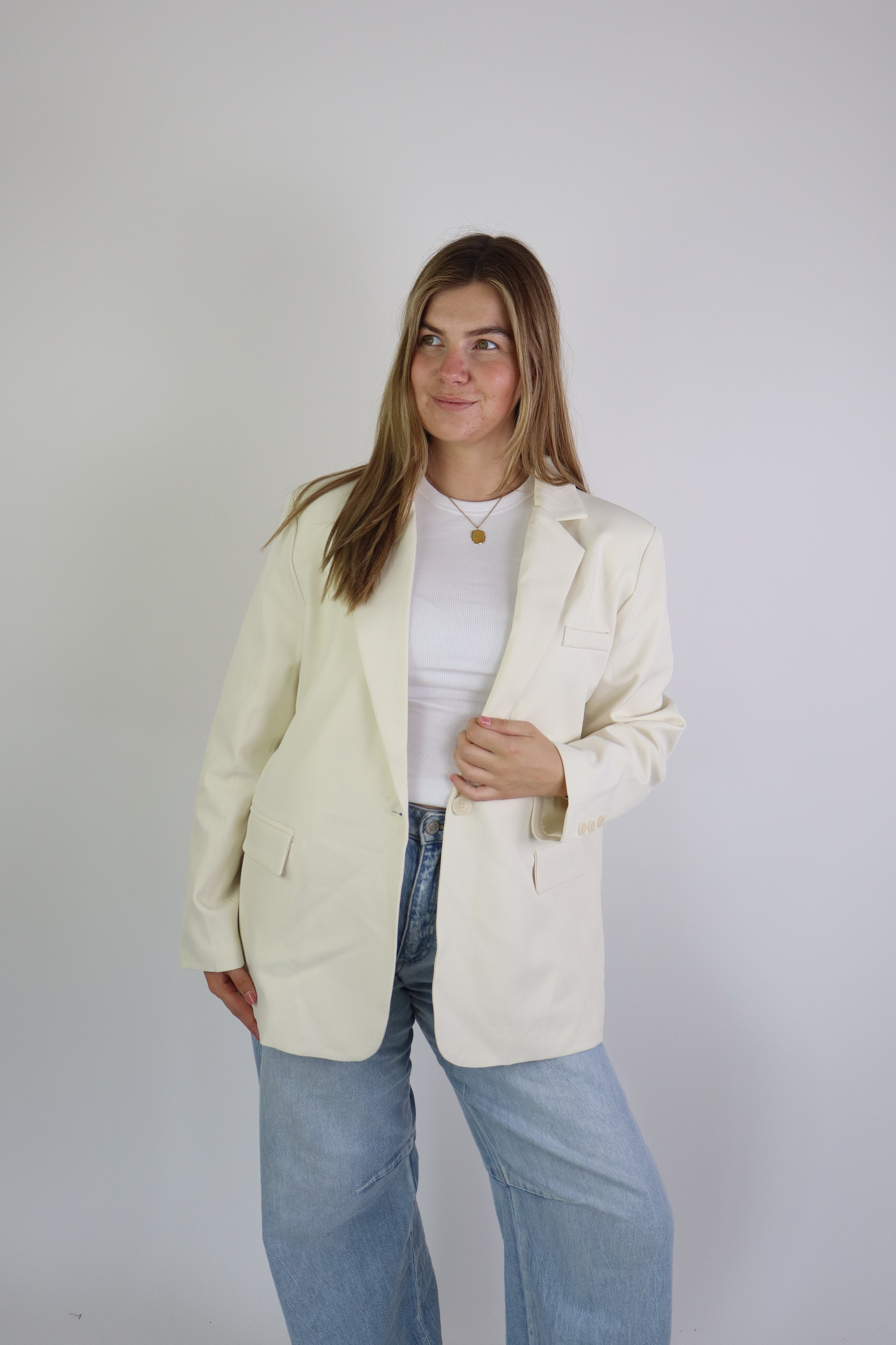 Bowie Blazer Creme