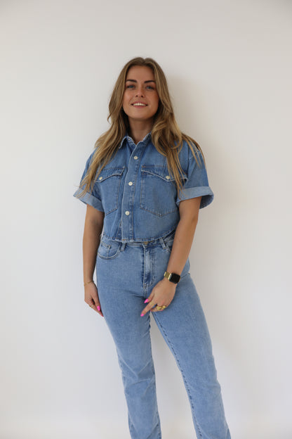 Gaia Denim Blouse