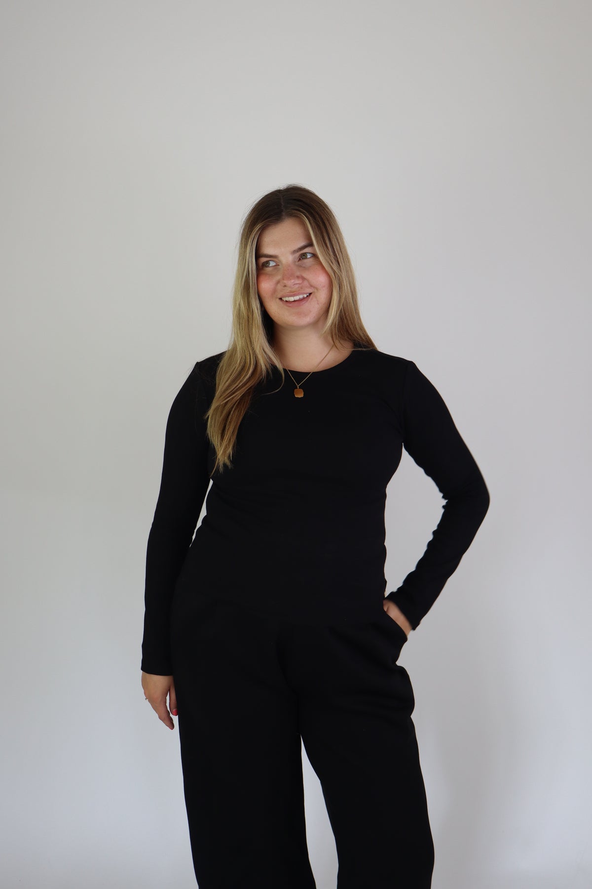 Ambika Long Sleeve Top Black