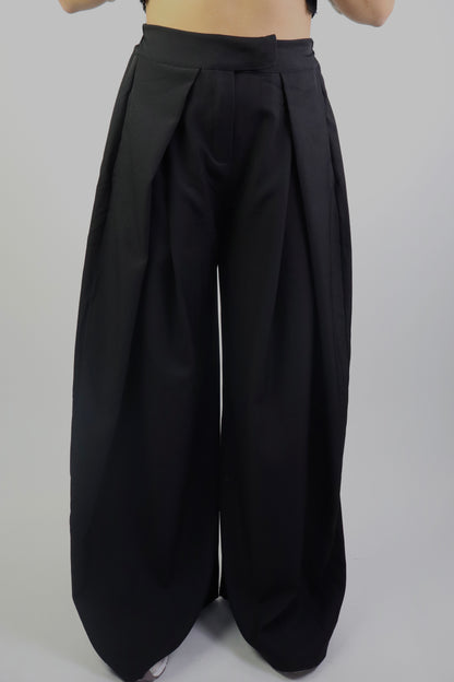 Joënne Baggy Pantalon Black