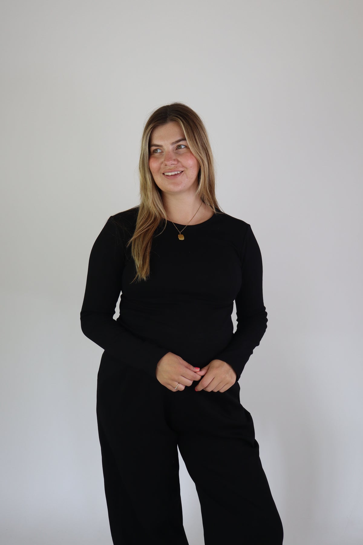 Ambika Long Sleeve Top Black