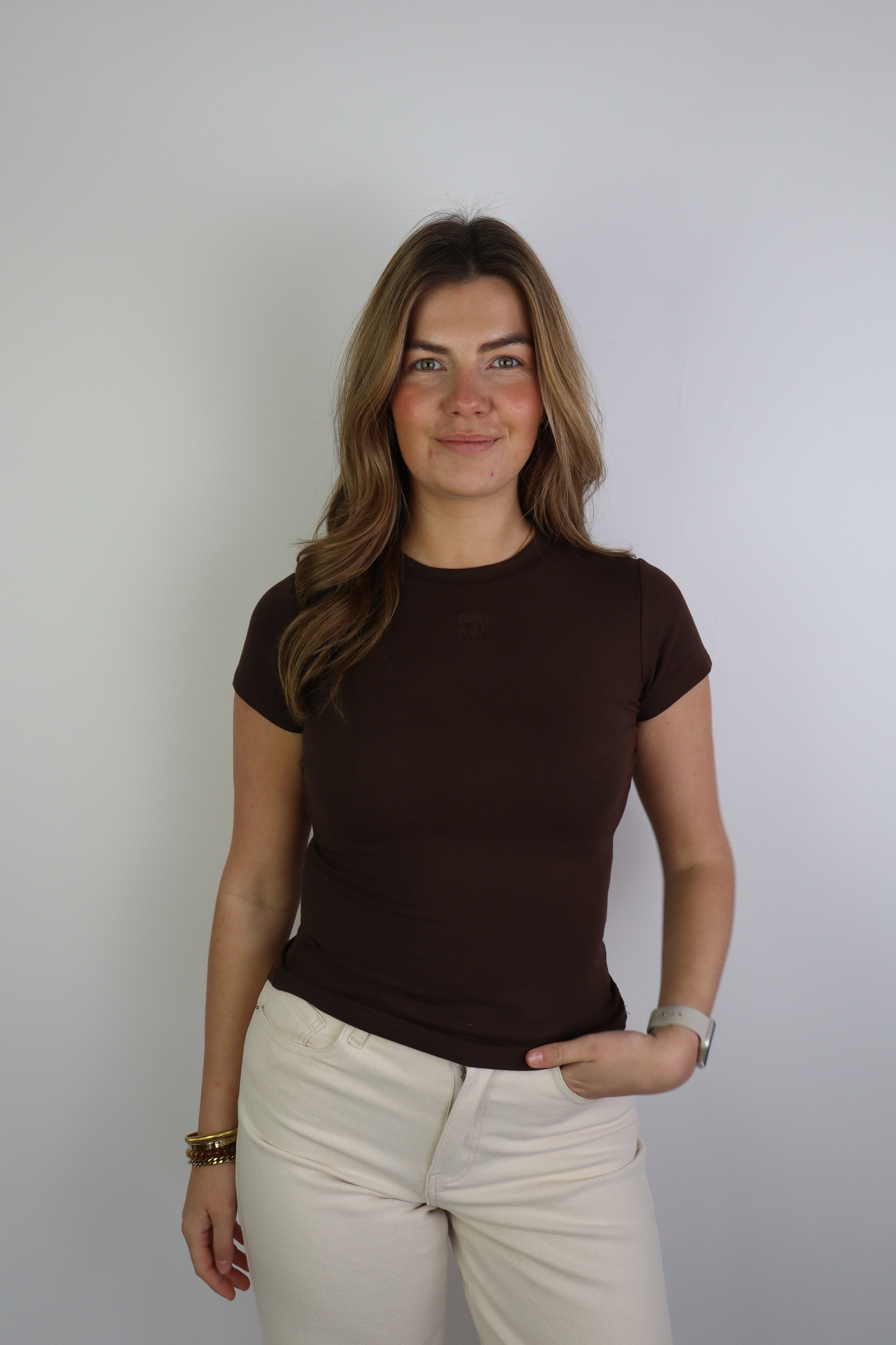 Carmen Logo Tee Brown