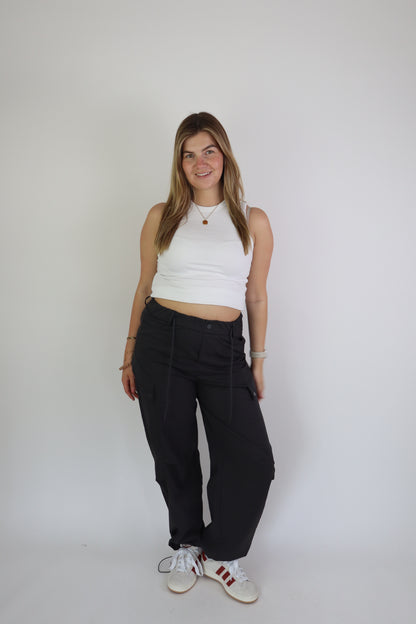 Sterre Cargo Pants Dark Grey