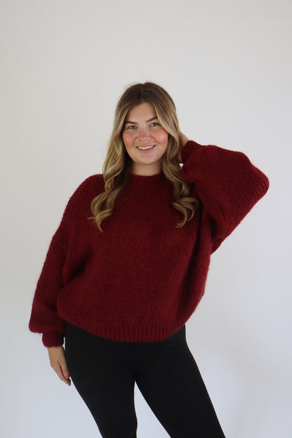 Mae Sweater Bordeaux