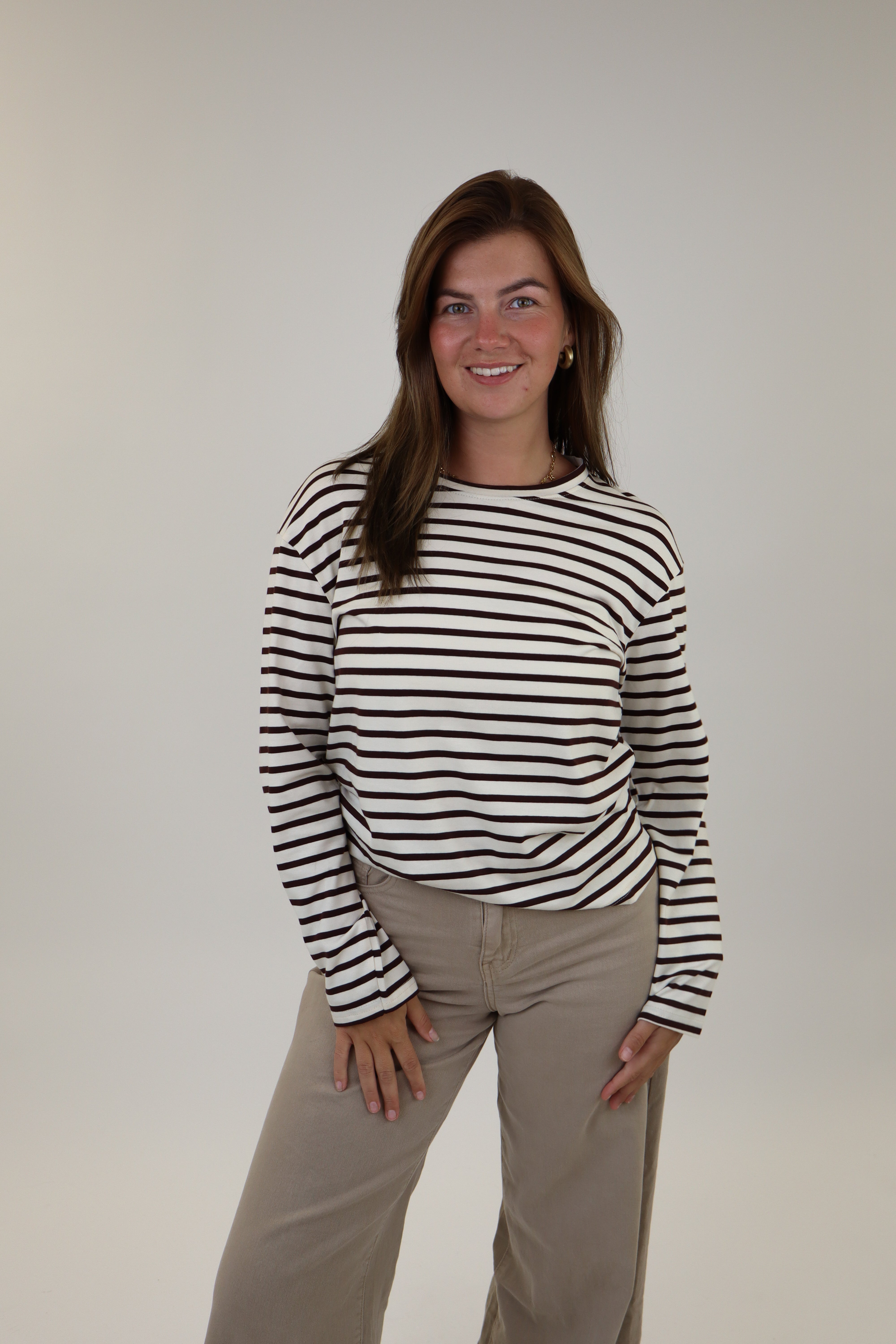Isis Long Sleeve Top | Brown