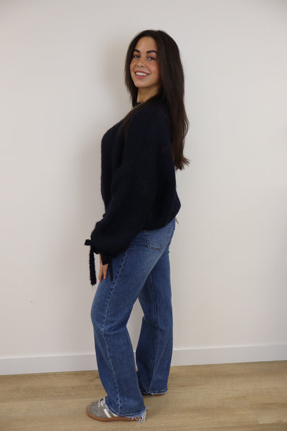 Jaimy Wide Leg Jeans Dark Denim | W3328