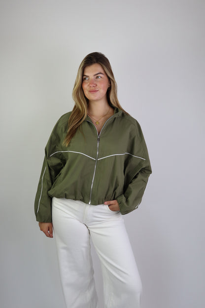 Maudy Track Jacket Army Green