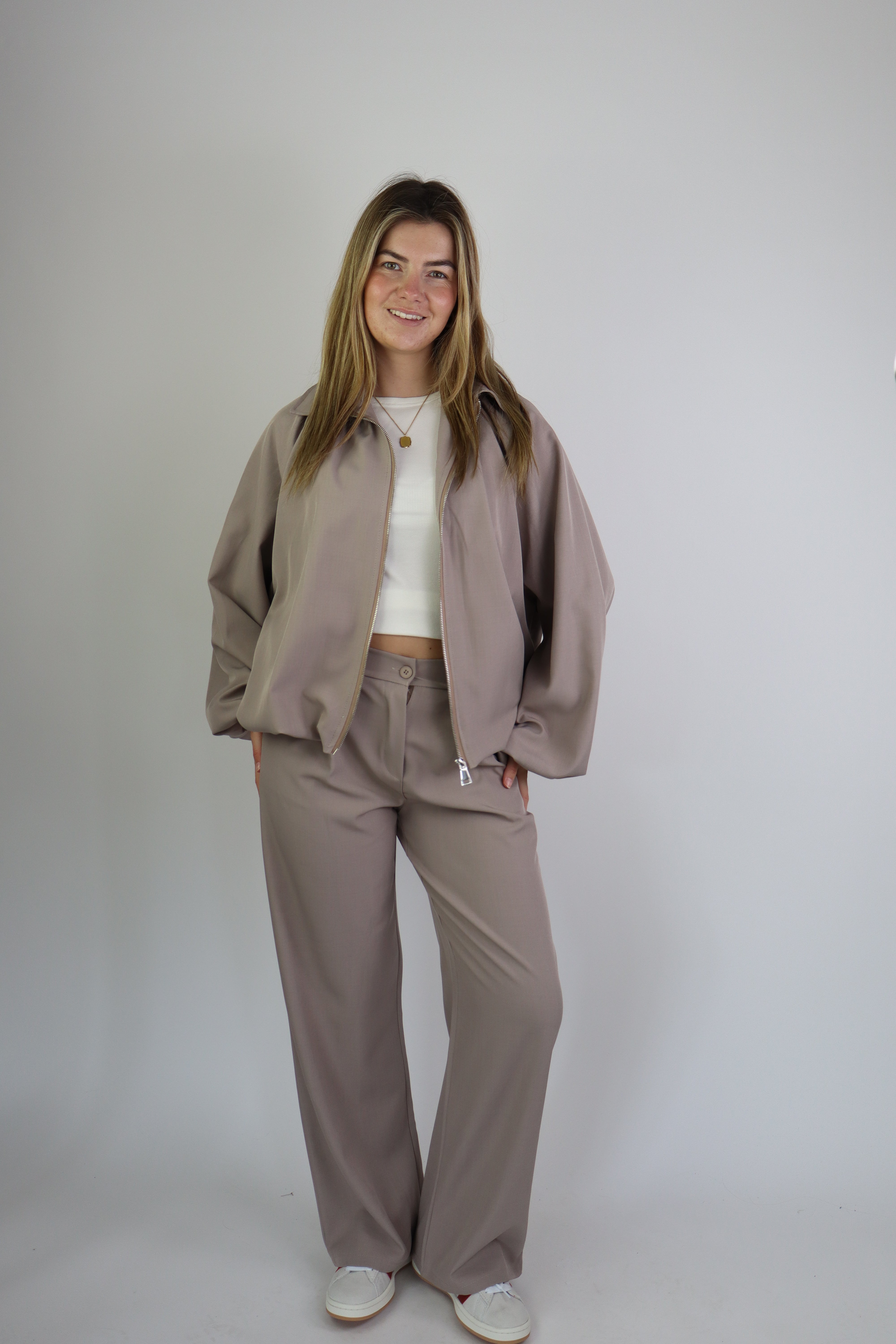Jorien Two Piece Set Taupe