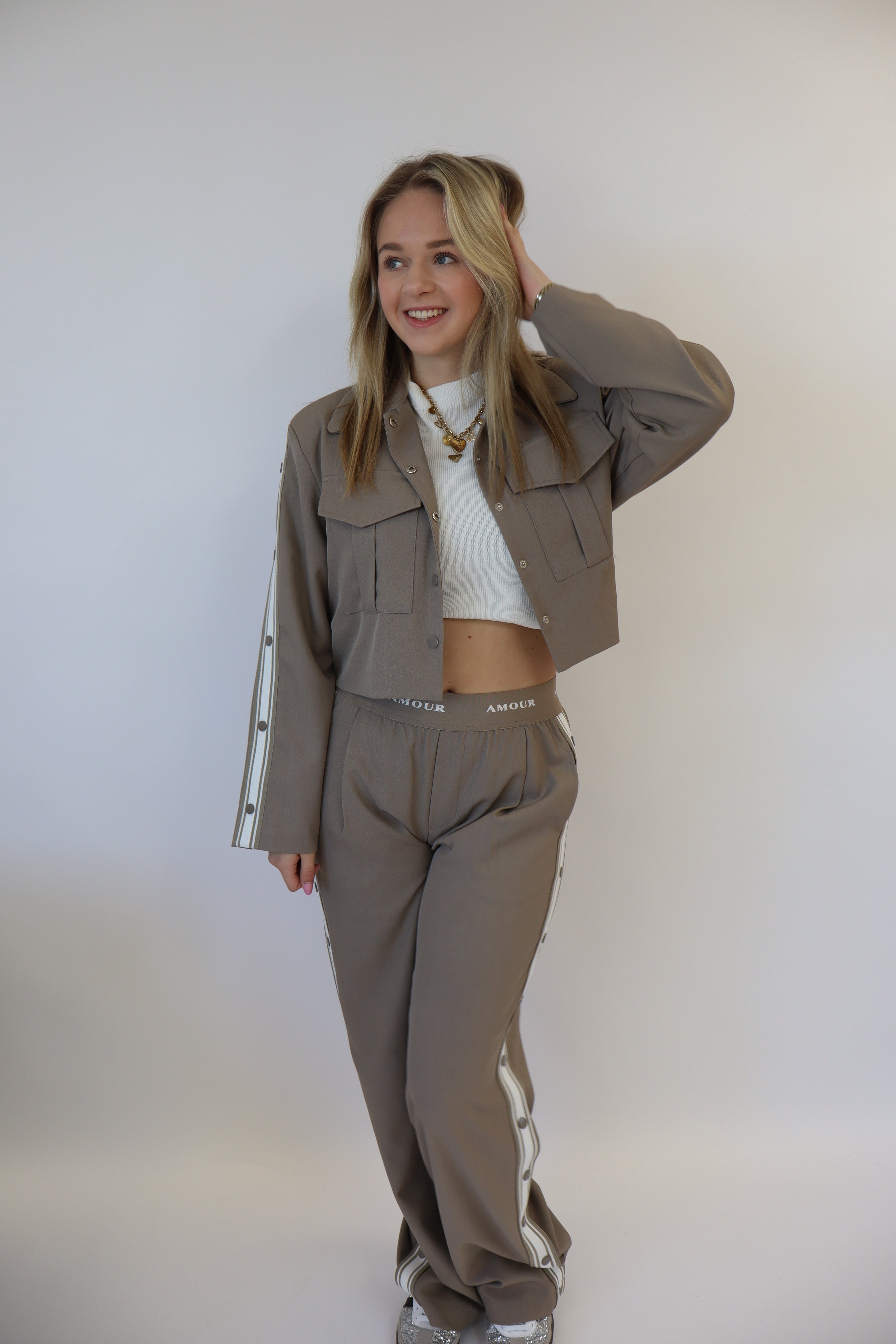 Amour Twee Delige Set Taupe