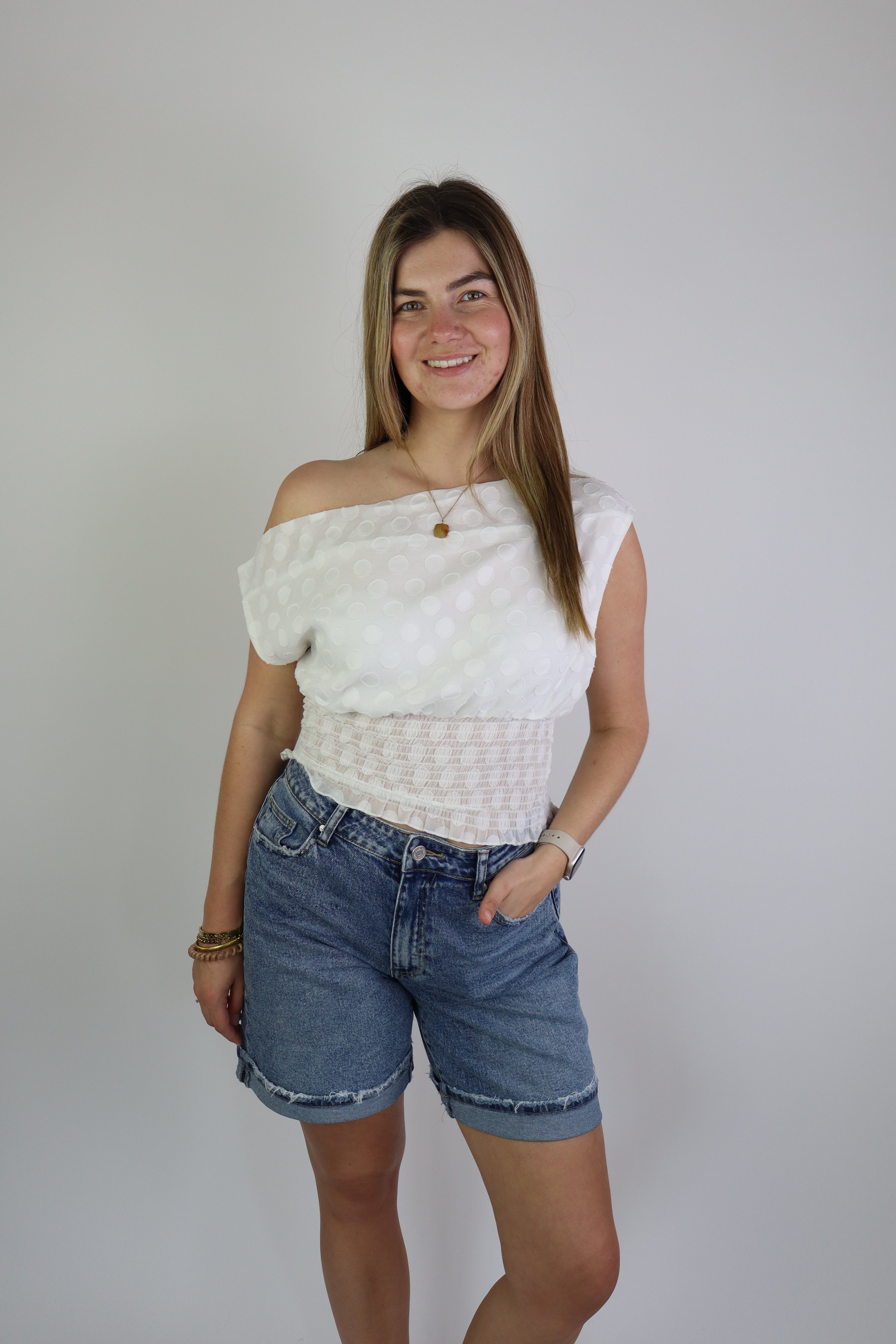 Reza Top White