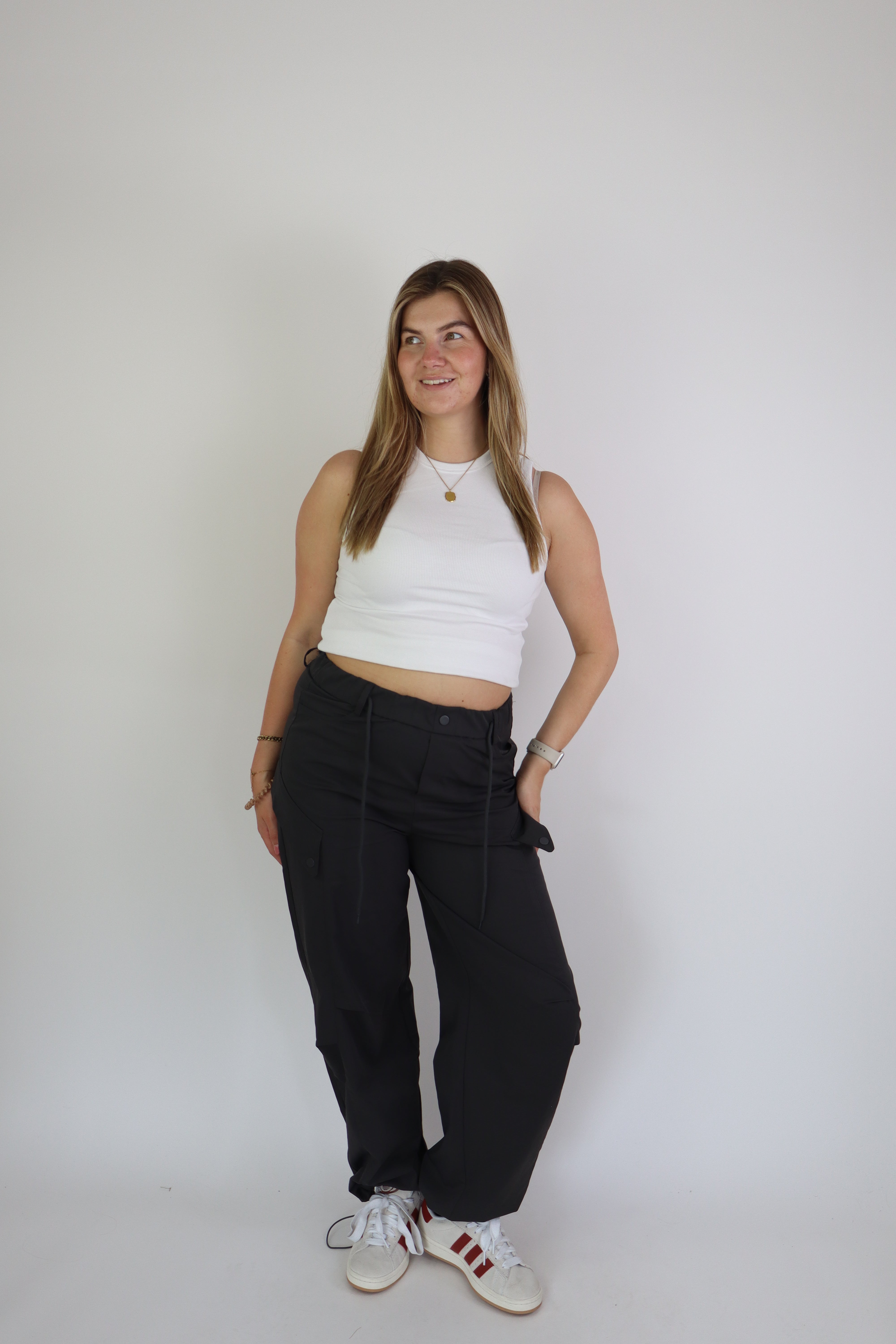 Sterre Cargo Pants Dark Grey