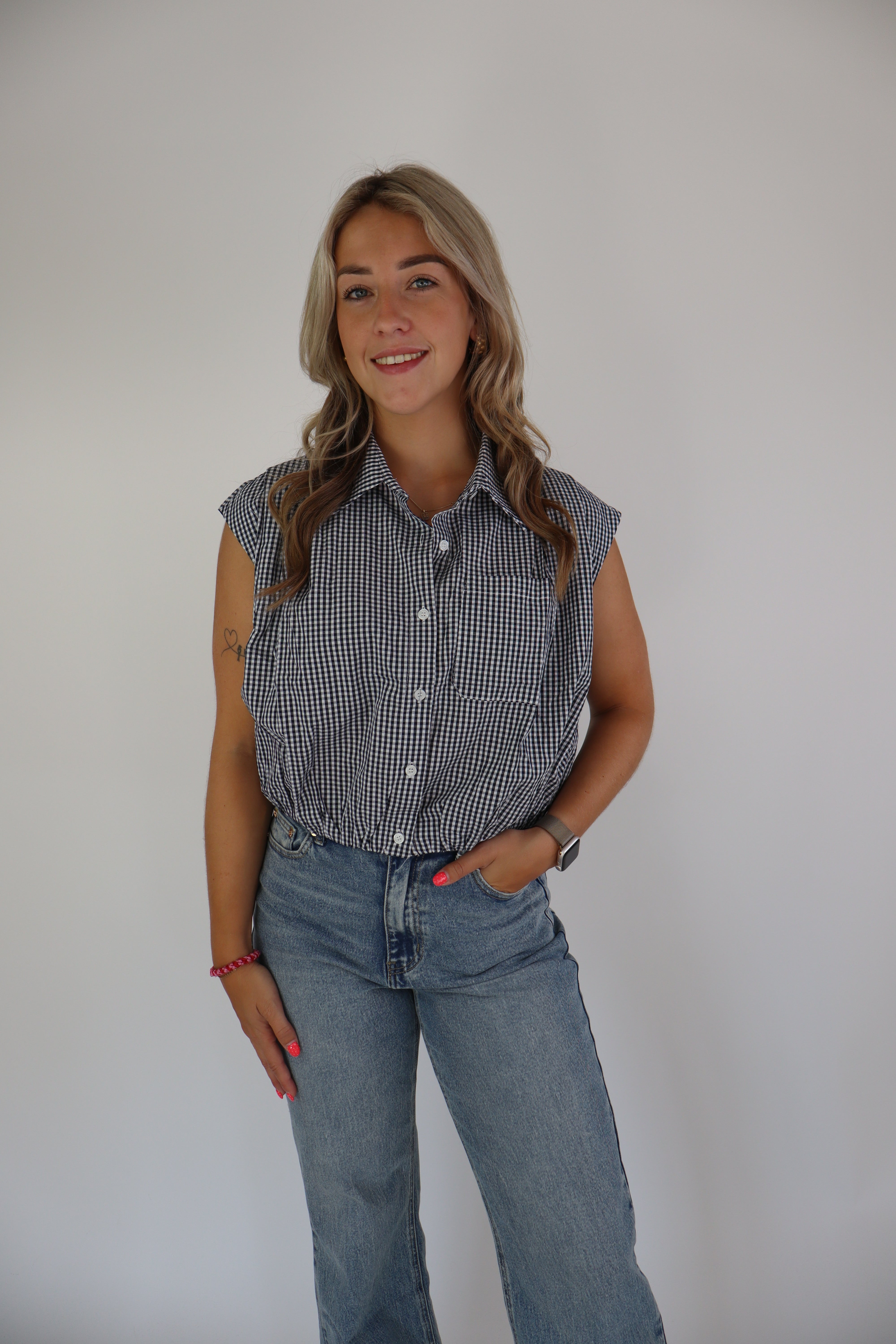 Anouska Blouse Navy