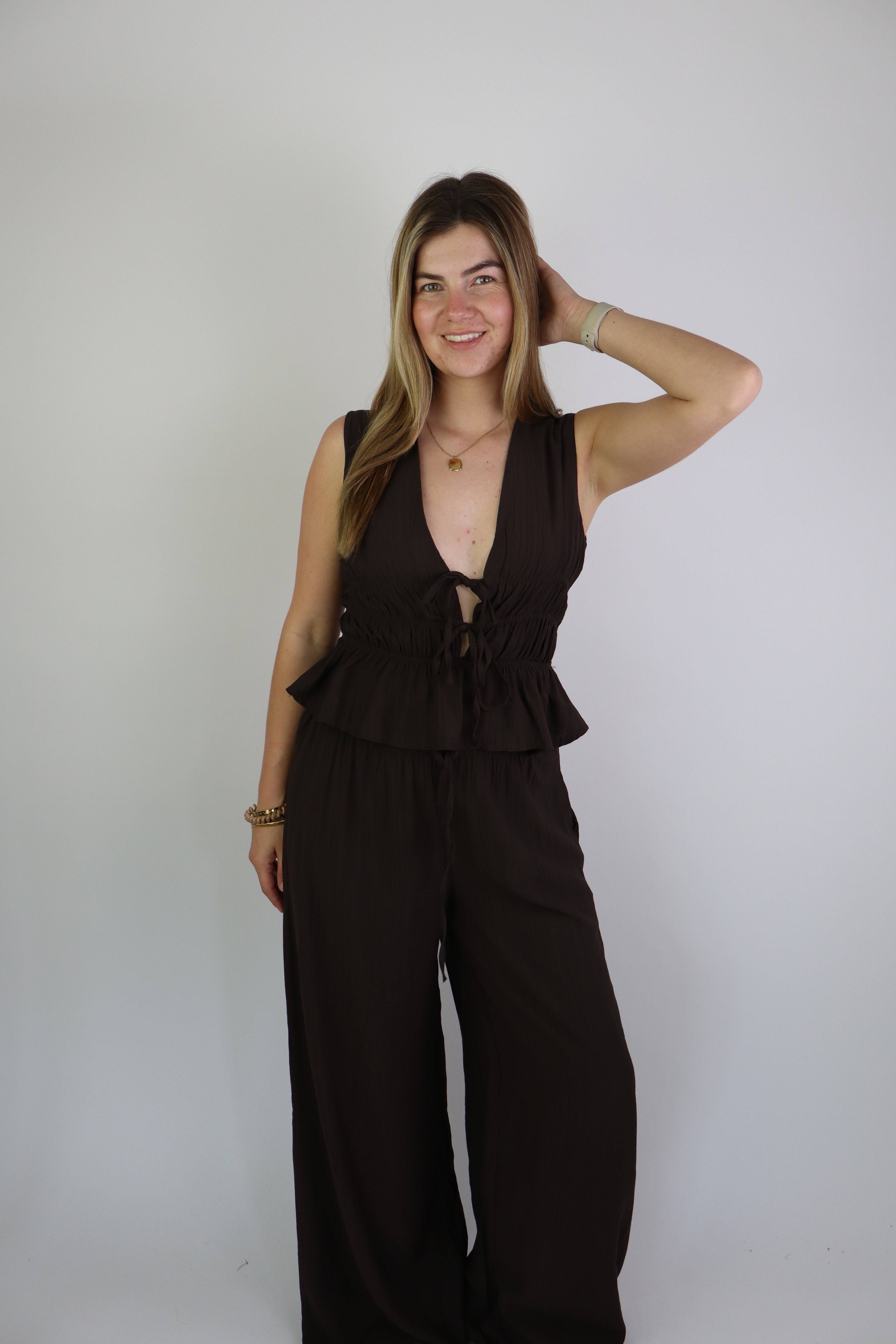 Bo Two Piece Set Brown