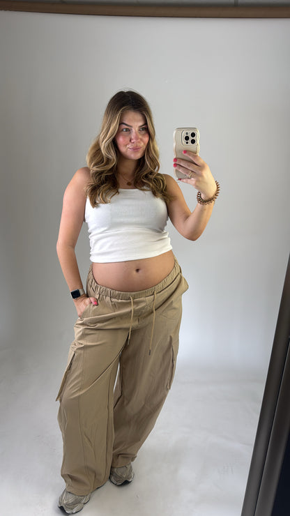 Marit Cargo Pants Taupe