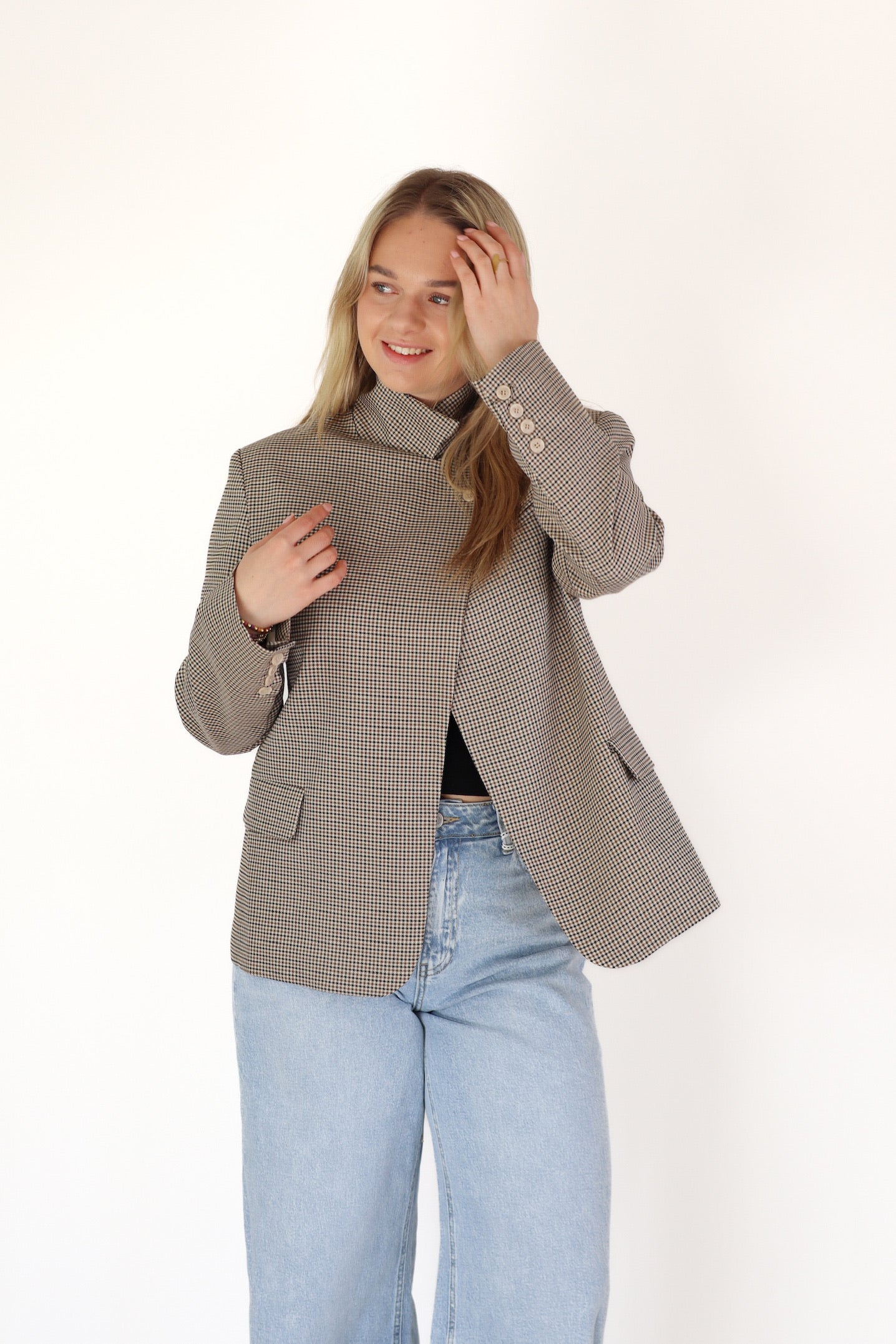Kim Blazer Geruit