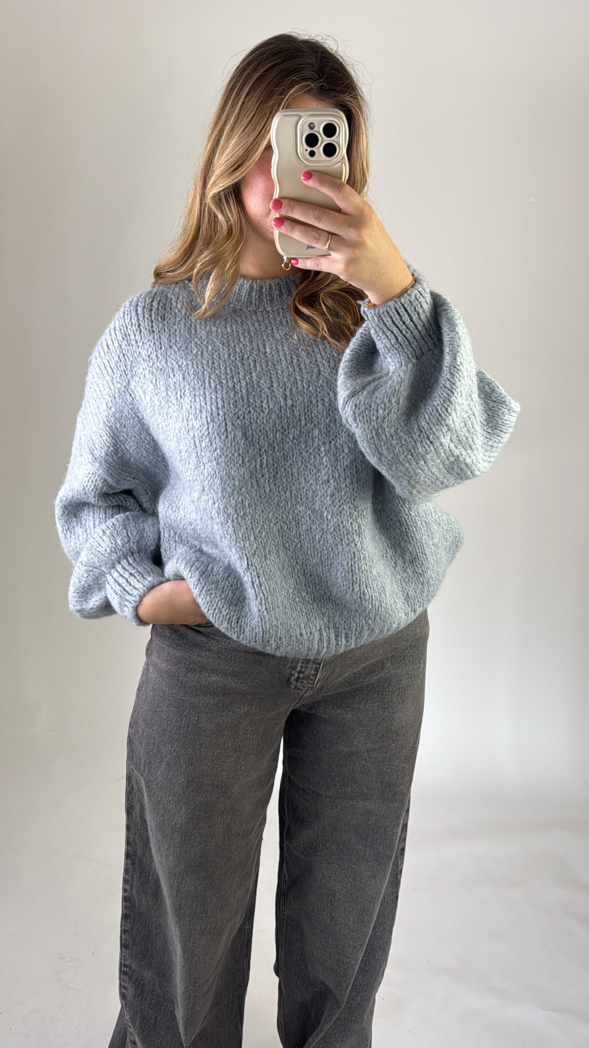 Mae Sweater Ice Blue | PRE ORDER