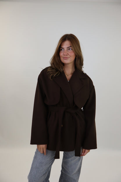 Doriena Trench Coat Brown