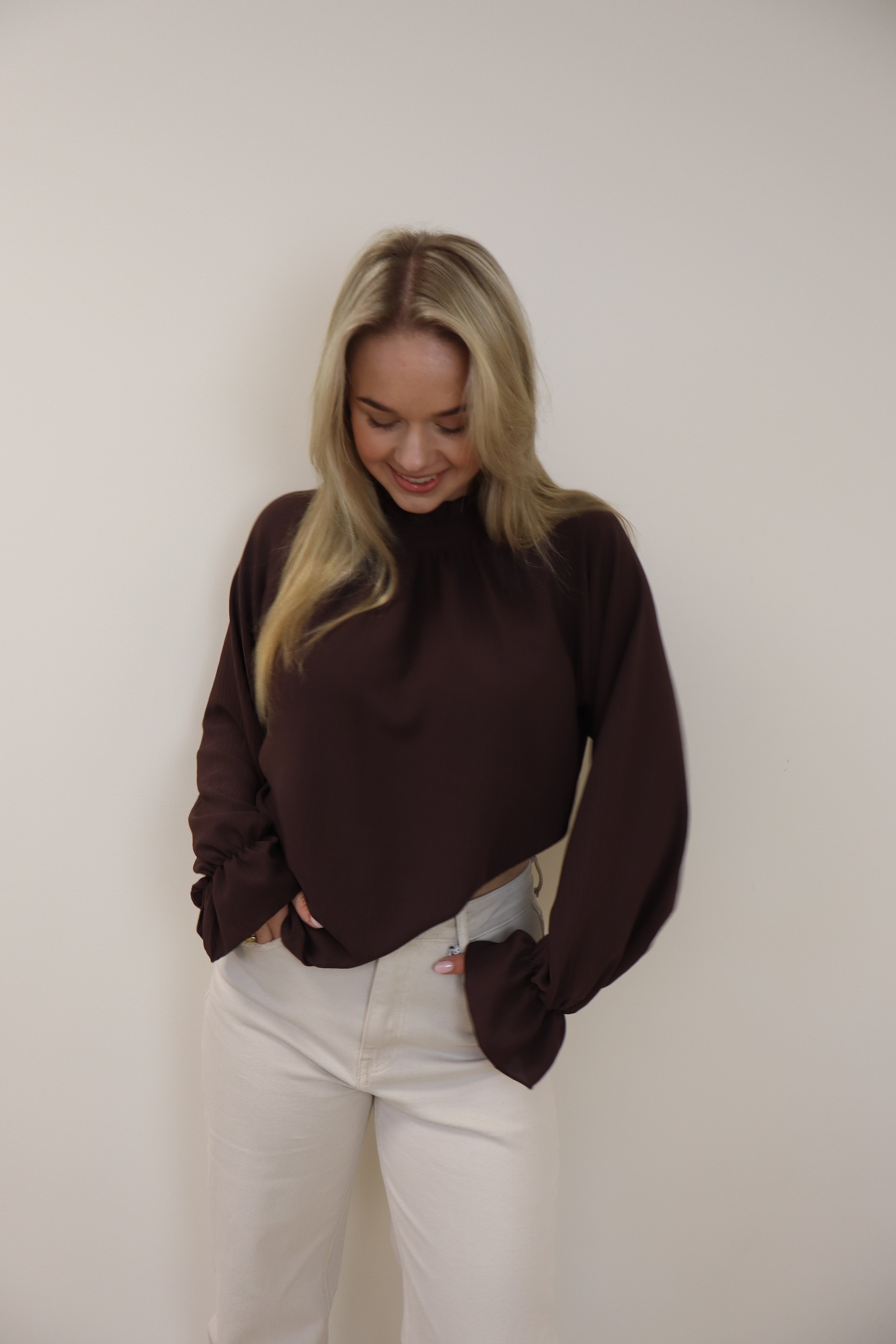 Sandy Blouse Brown