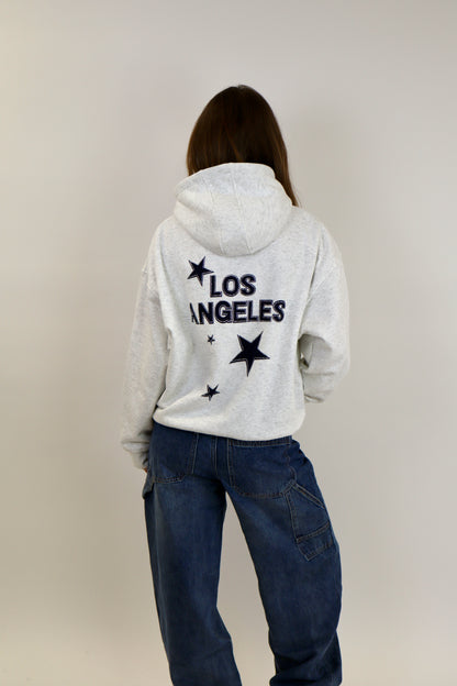 Los Angeles Hoodie Light Grey